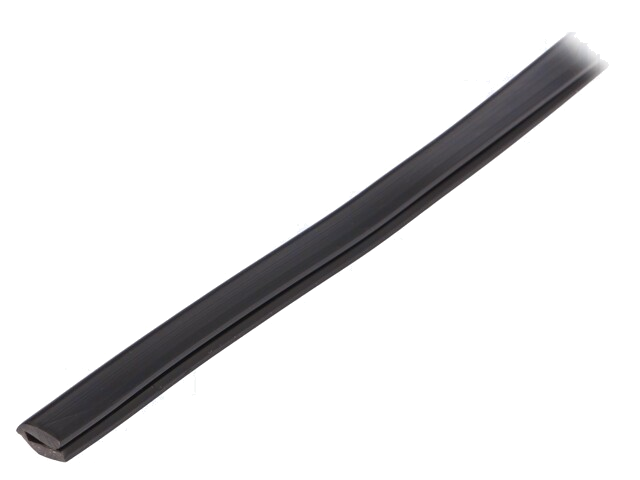Randbescherming; PVC; L: 75m; zwart; -65÷105°C; flexibel; UL94HB Randbescherming; PVC; L: 75m; zwart; -65÷105°C; flexibel; UL94HB